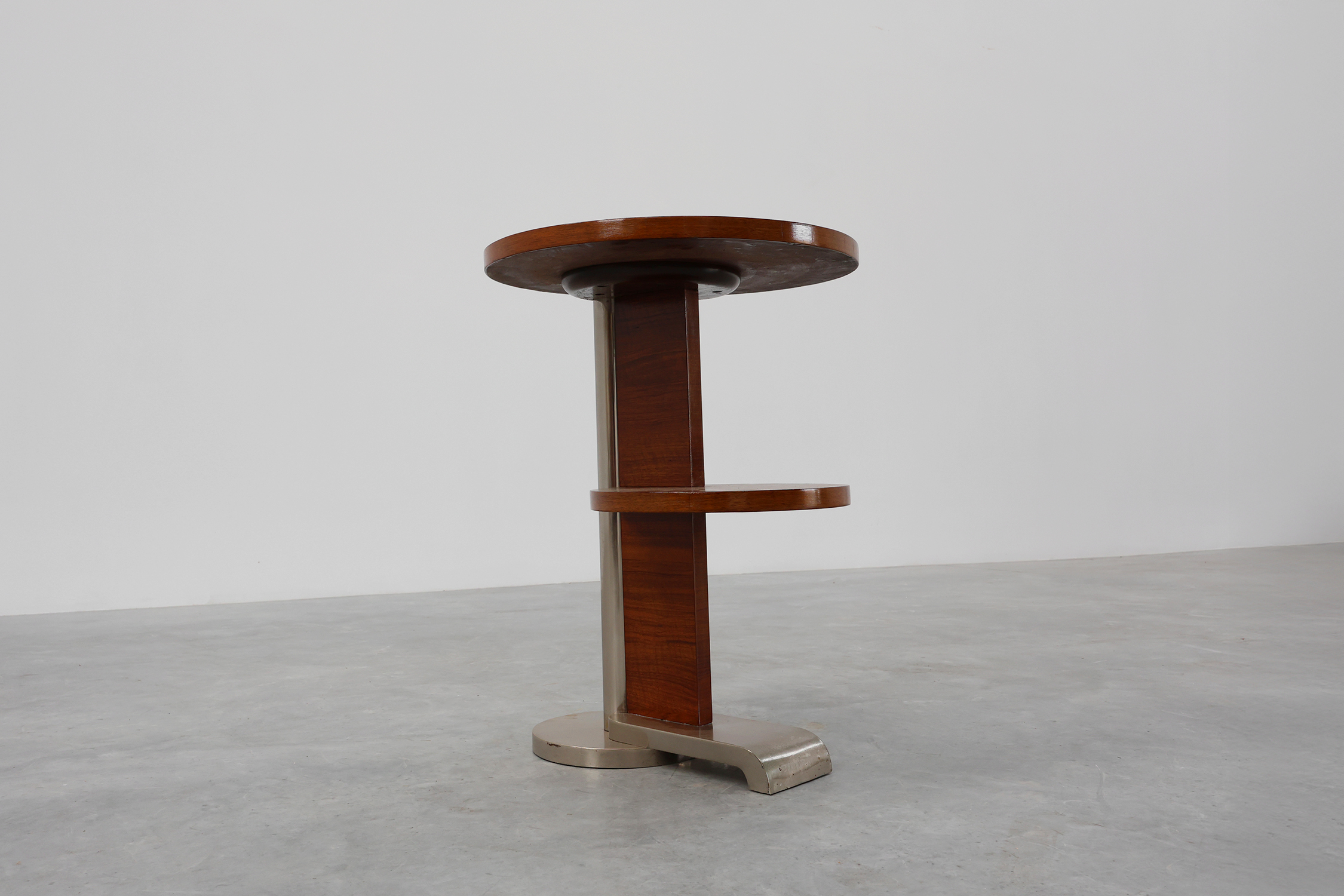 Art Deco Two-tiered modernist Side Table, France ca. 1925thumbnail